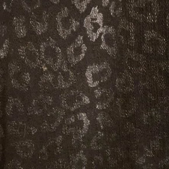 Nicole by Nicole Miller Black Cheetah Pants - Picture 2 of 3